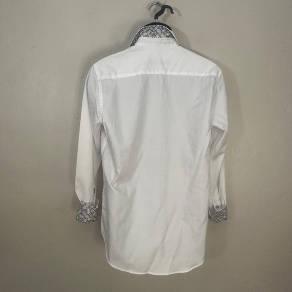 Robert Graham Contrast Long Sleeve Shirt Small Gently worn 100% cotton - Picture 5 of 7